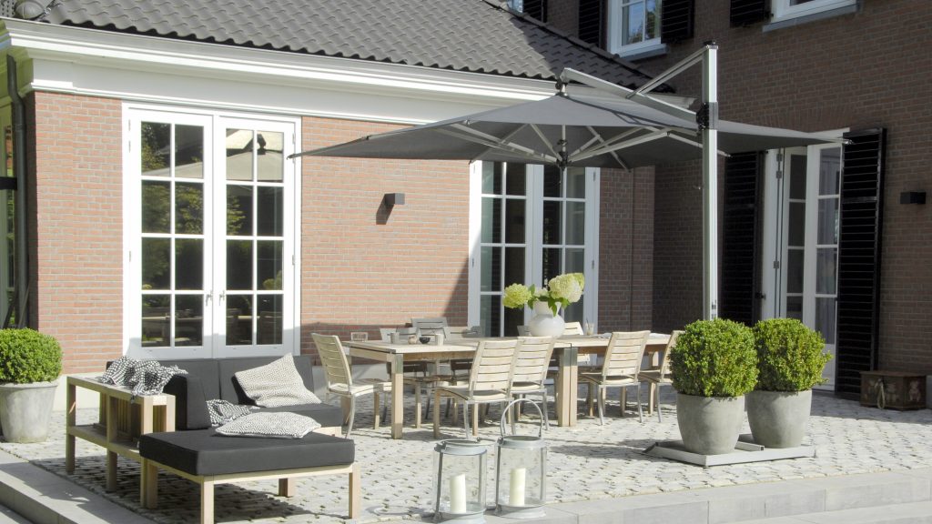 terras tuinkamer bijgebouw